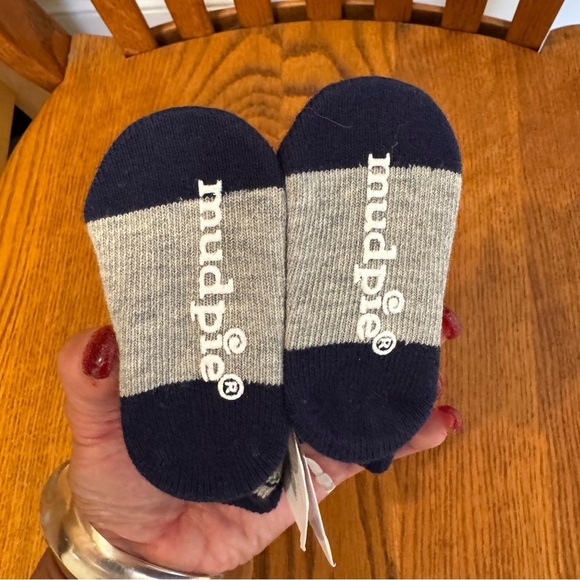 🌈 6/$60, NWT, Mudpie,  0-12 months, Socks, One Pair, Car Theme - Picture 3 of 5